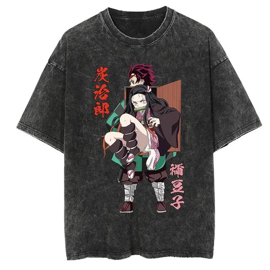 Demon Slayer Vintage Oversized