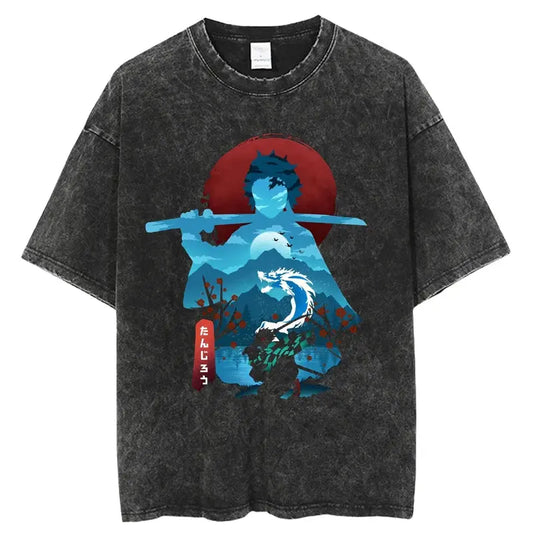 Demon Slayer Vintage Oversized